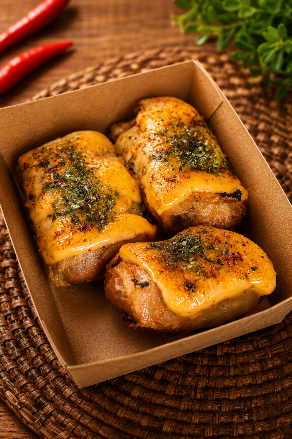Dimsum Keju - Saus Mentai